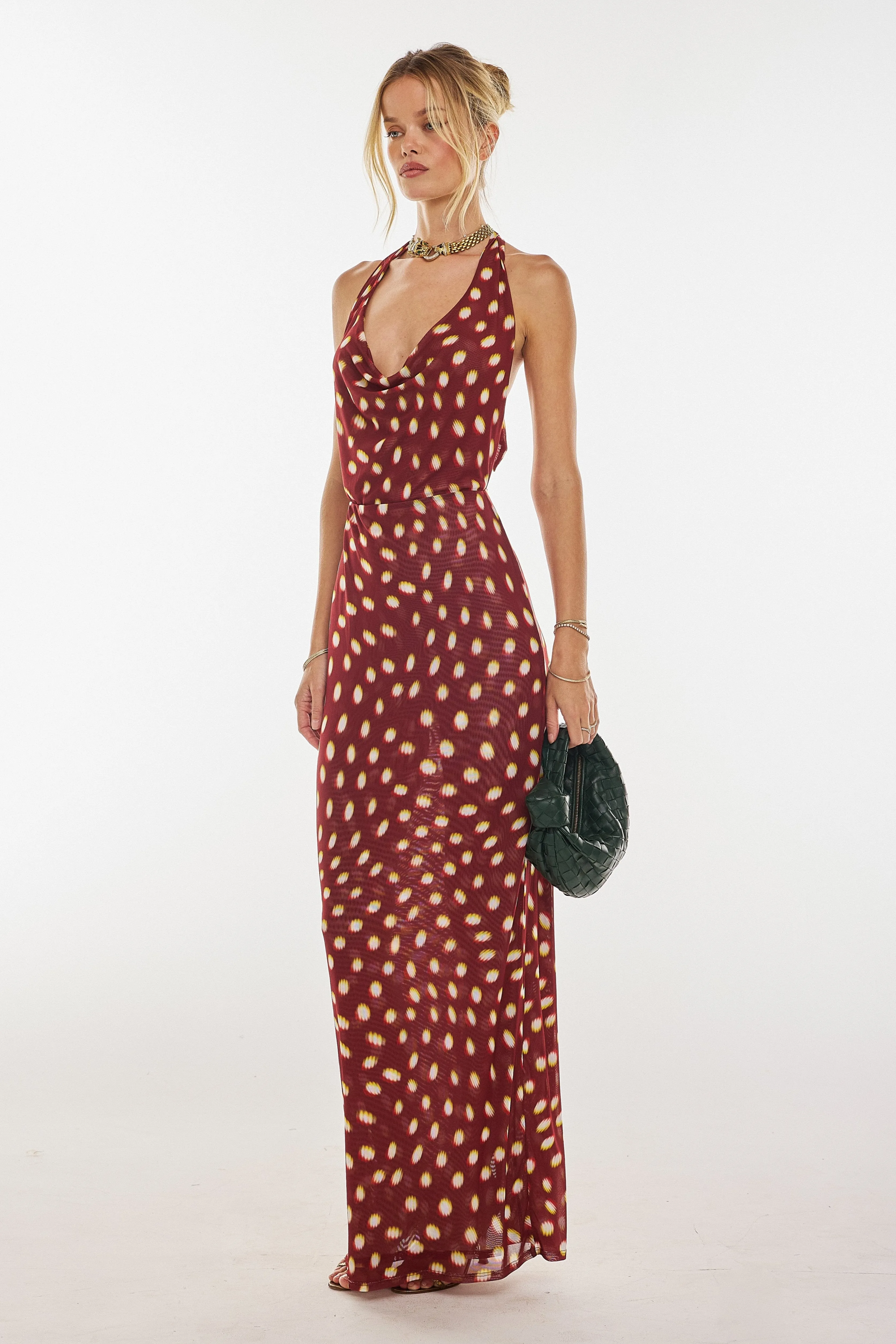 Evening-Wear Fiona Dress in Spice