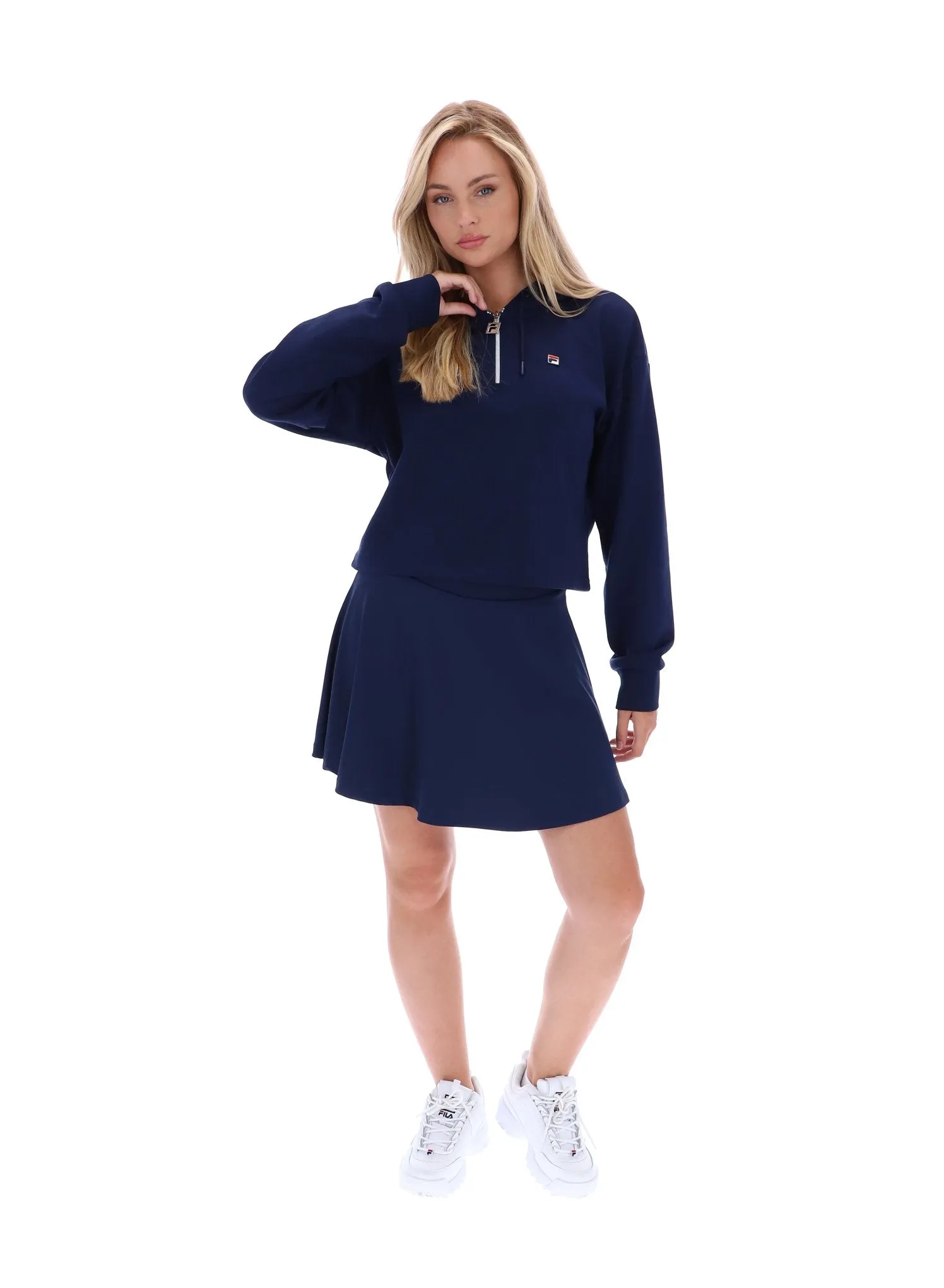 Fiorella 1/4 Zip Up Hoodie Comfortable Style Unisex Design