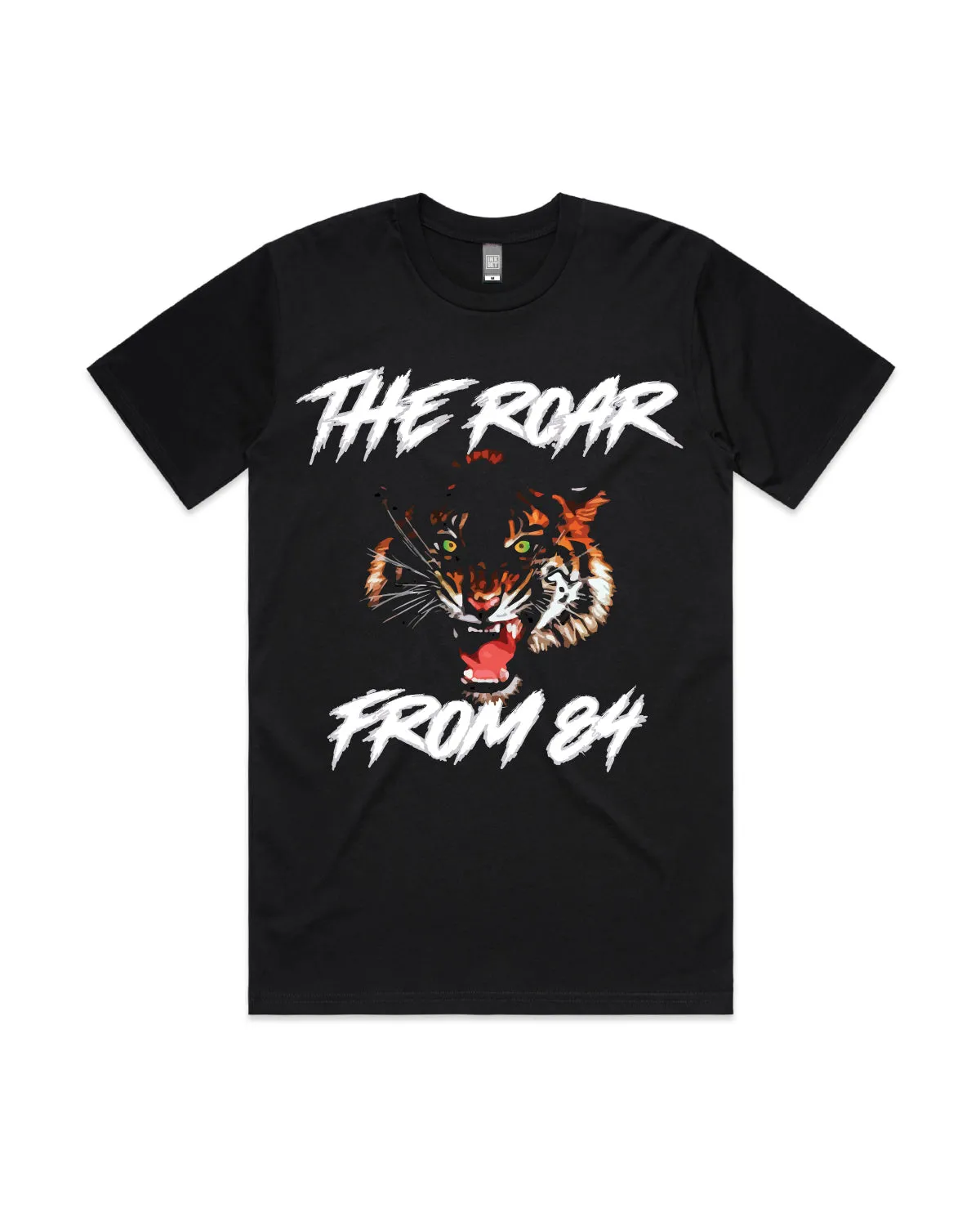 Hydrophobic coating Hiking durability Ink Detroit - Roar from 84 Tiger Premium T-Shirt - Black
