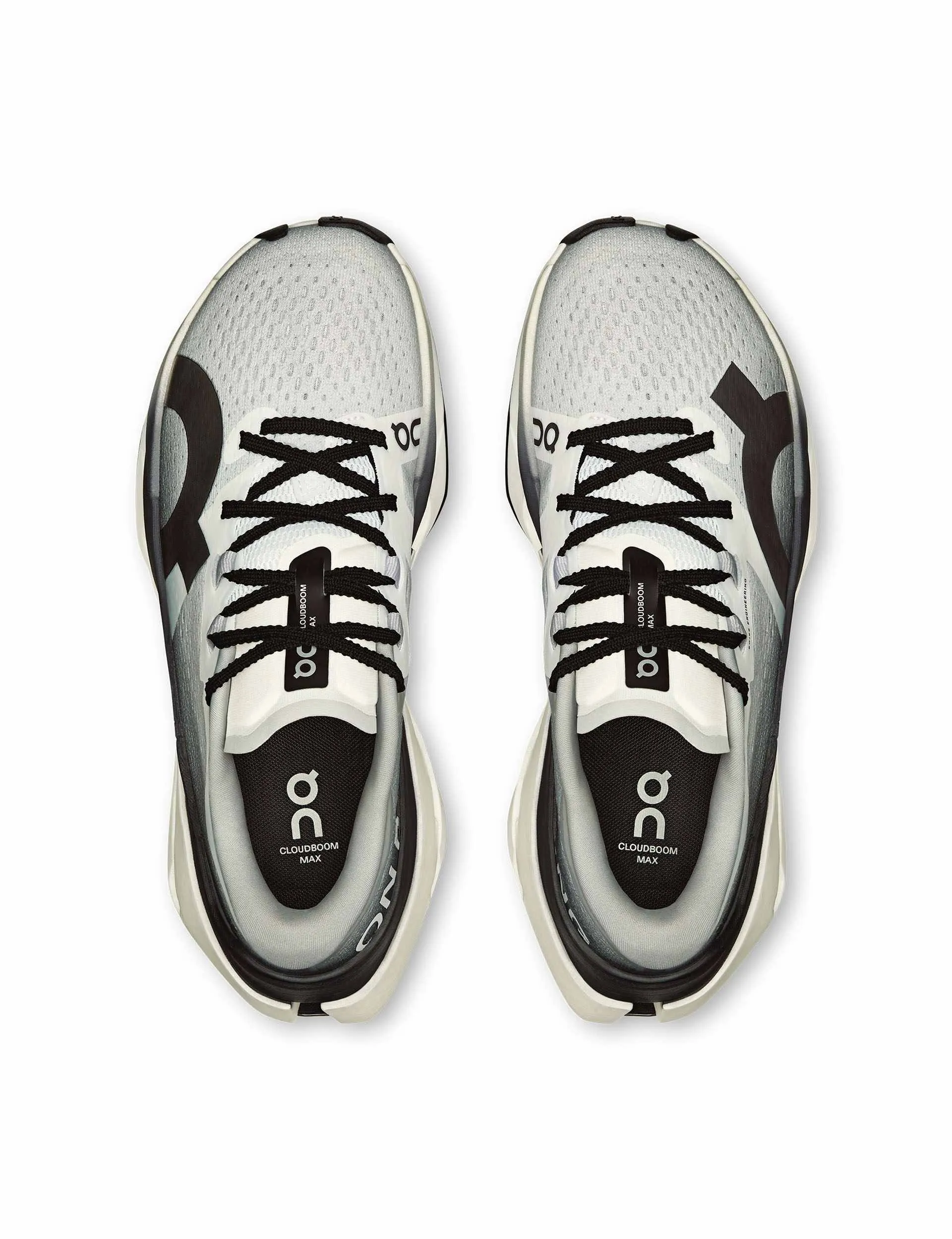 long - distance running shoes Responsive Foam Core Cloudboom Max - White/Black