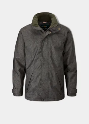 Fernley Men's Waterproof Weekend Coat In Hopsack WaterRepellentFabric