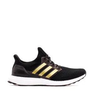 ribbon - decorated running wear Adidas Running Men Ultraboost 4.0 DNA Black Gold FY9316