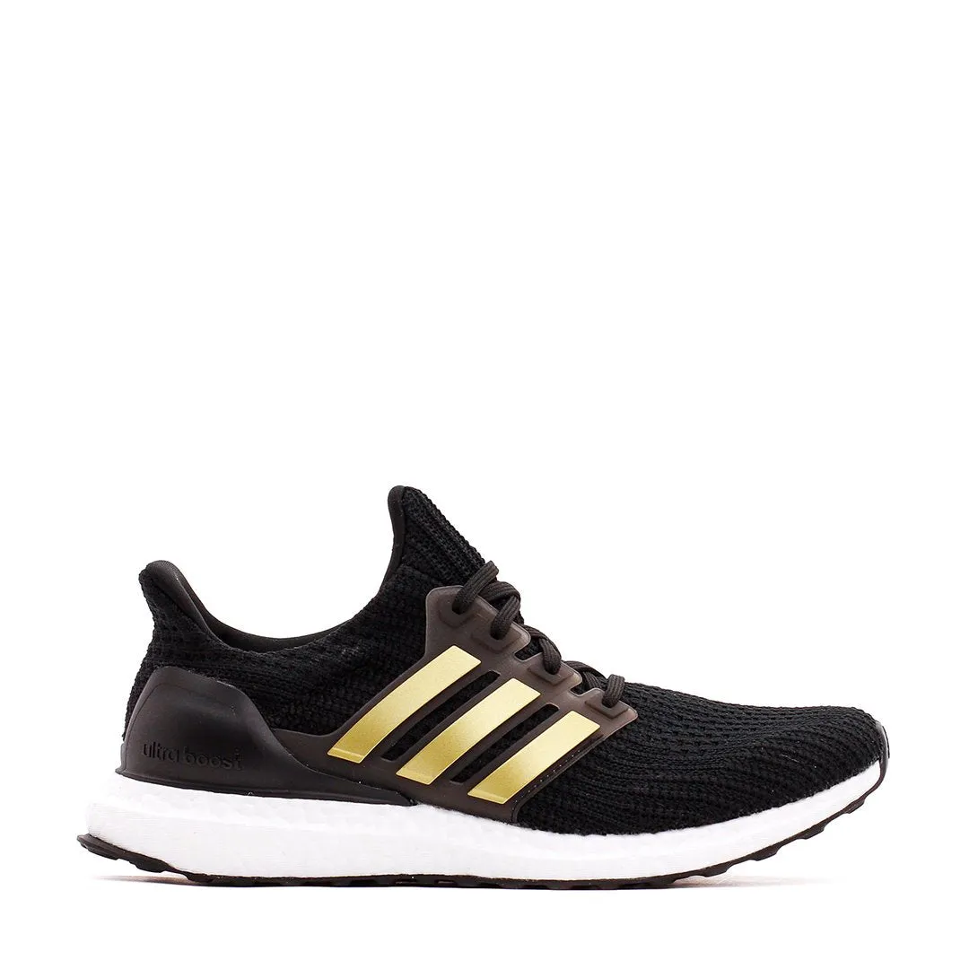 ribbon - decorated running wear Adidas Running Men Ultraboost 4.0 DNA Black Gold FY9316