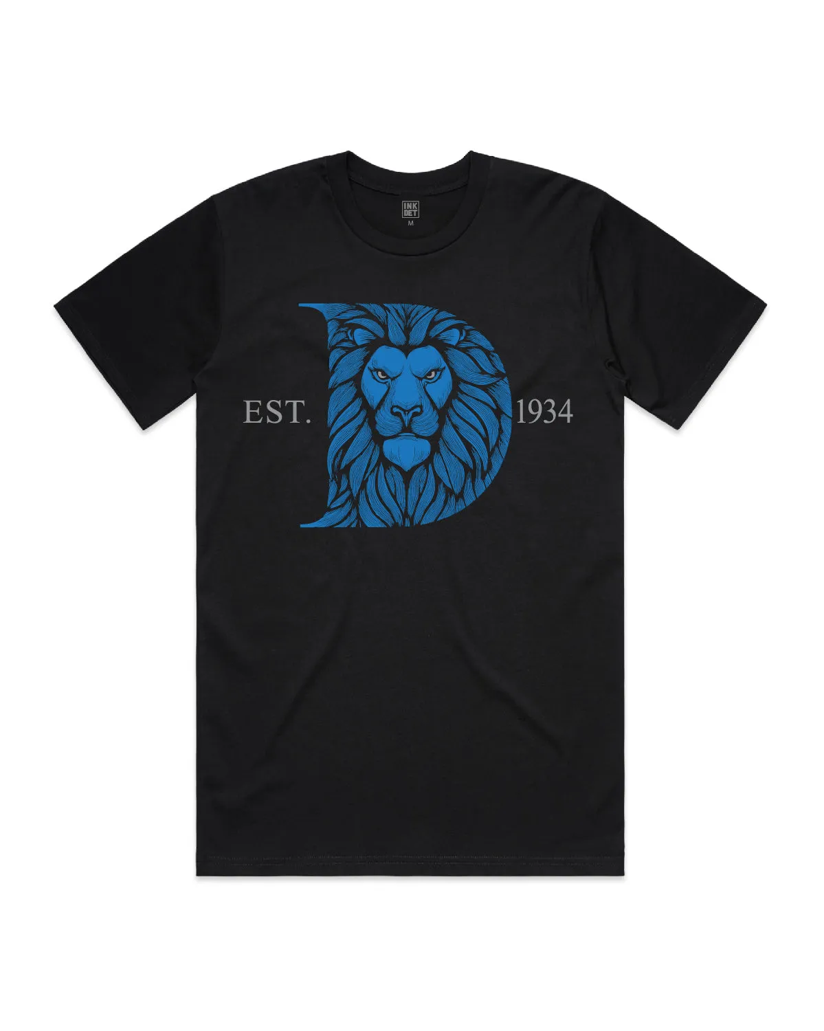 Ink Detroit - Establish in 1934 Premium Heavyweight T-Shirt - Black Effortless Wearable