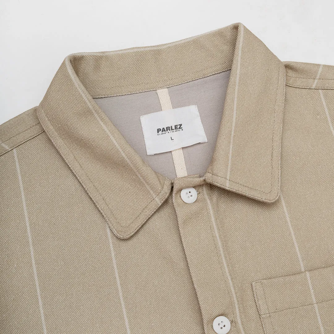 Compression Fit Minimal Travel Look Flow Jacket Greige