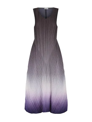 Urban Feel Long Ombre Pleats Dress - 4 Colours