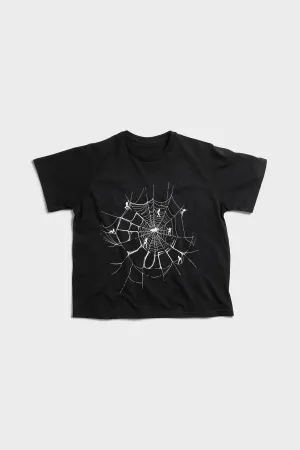 Classic Layering Spider Raglan Cropped Tee