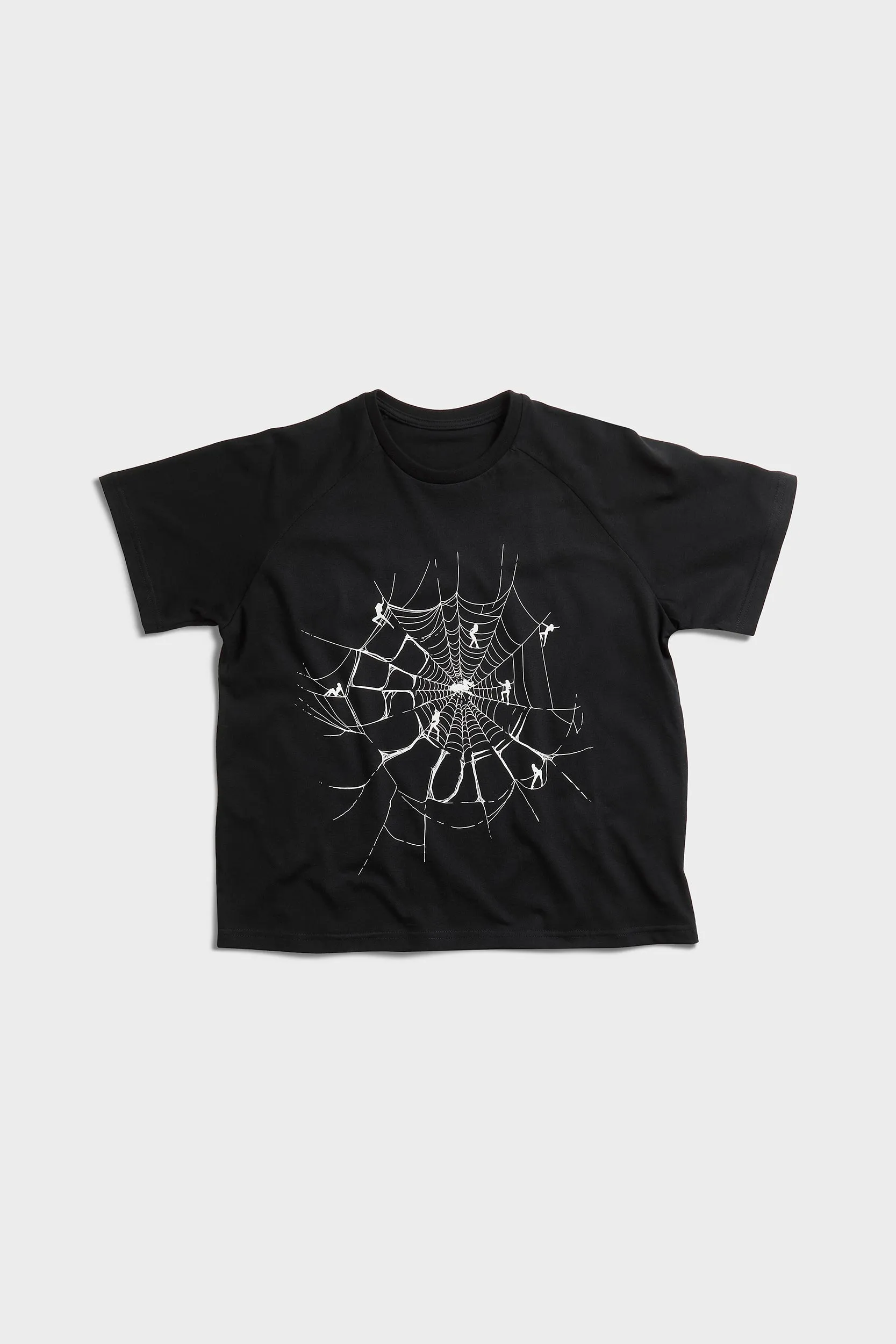 Classic Layering Spider Raglan Cropped Tee