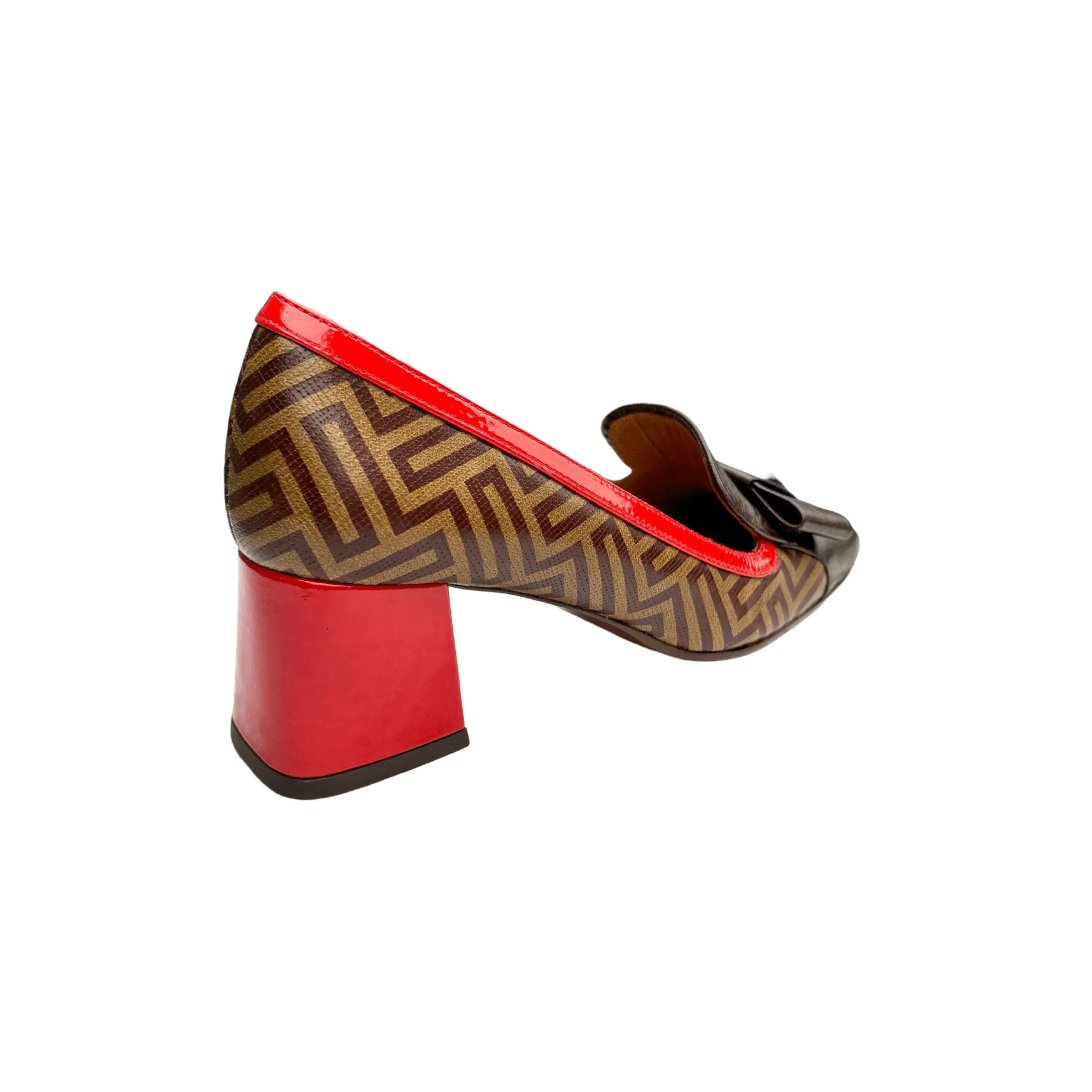 Ring Walk Strong Step Vylano Grape/Red Heel Loafer