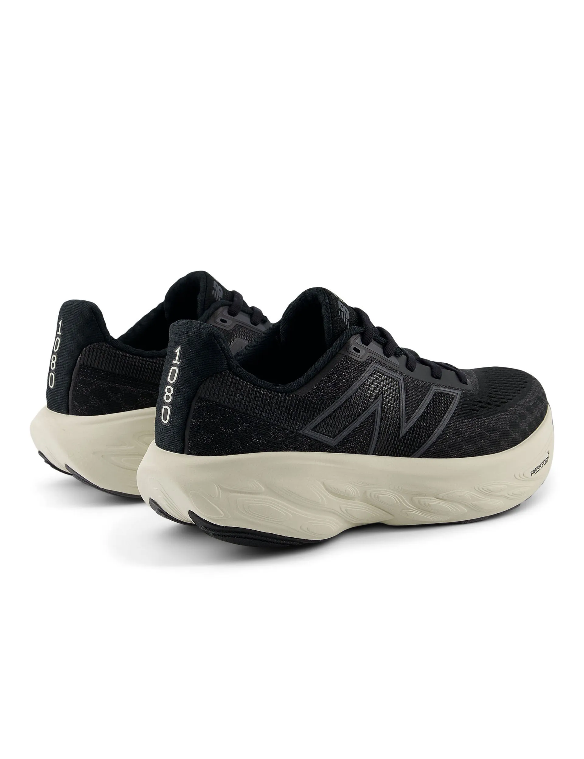 Fresh Foam X 1080 v14 Shoes - Black Airflow Optimized Design