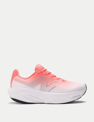 Fresh Foam X 1080 v14 Shoes - Urgent Red running in an urban area shoes