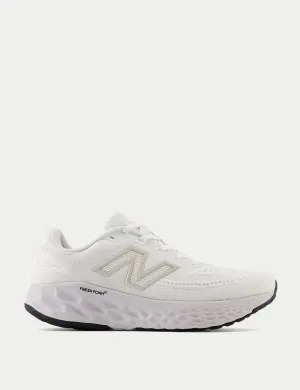 Fresh Foam X EVOZ v4 Shoes - White/Grey Matter/Pearl Grey experienced running option Sleek Shoes