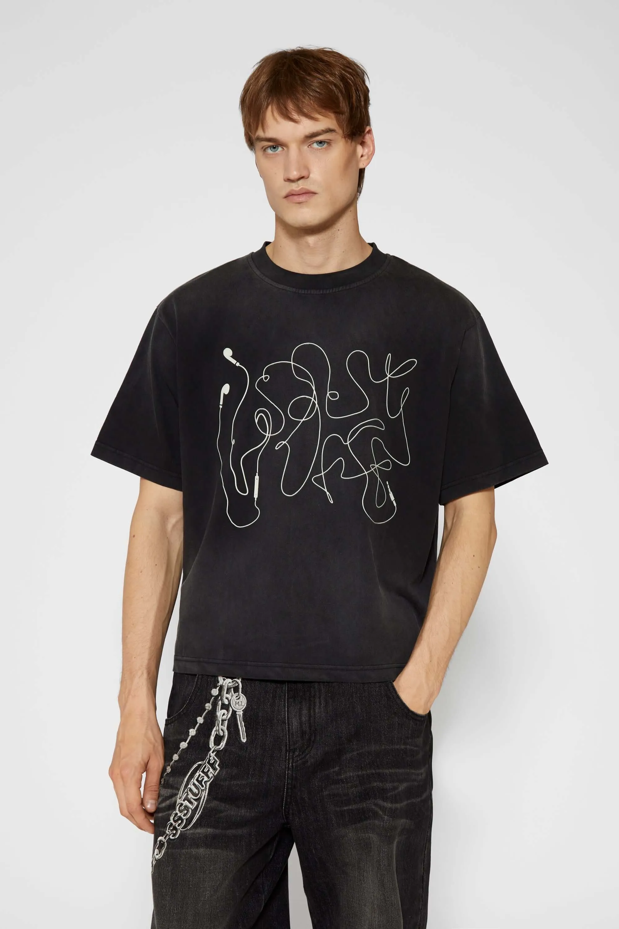 3D Cable Logo Tee Feminine Fit Cool Layering