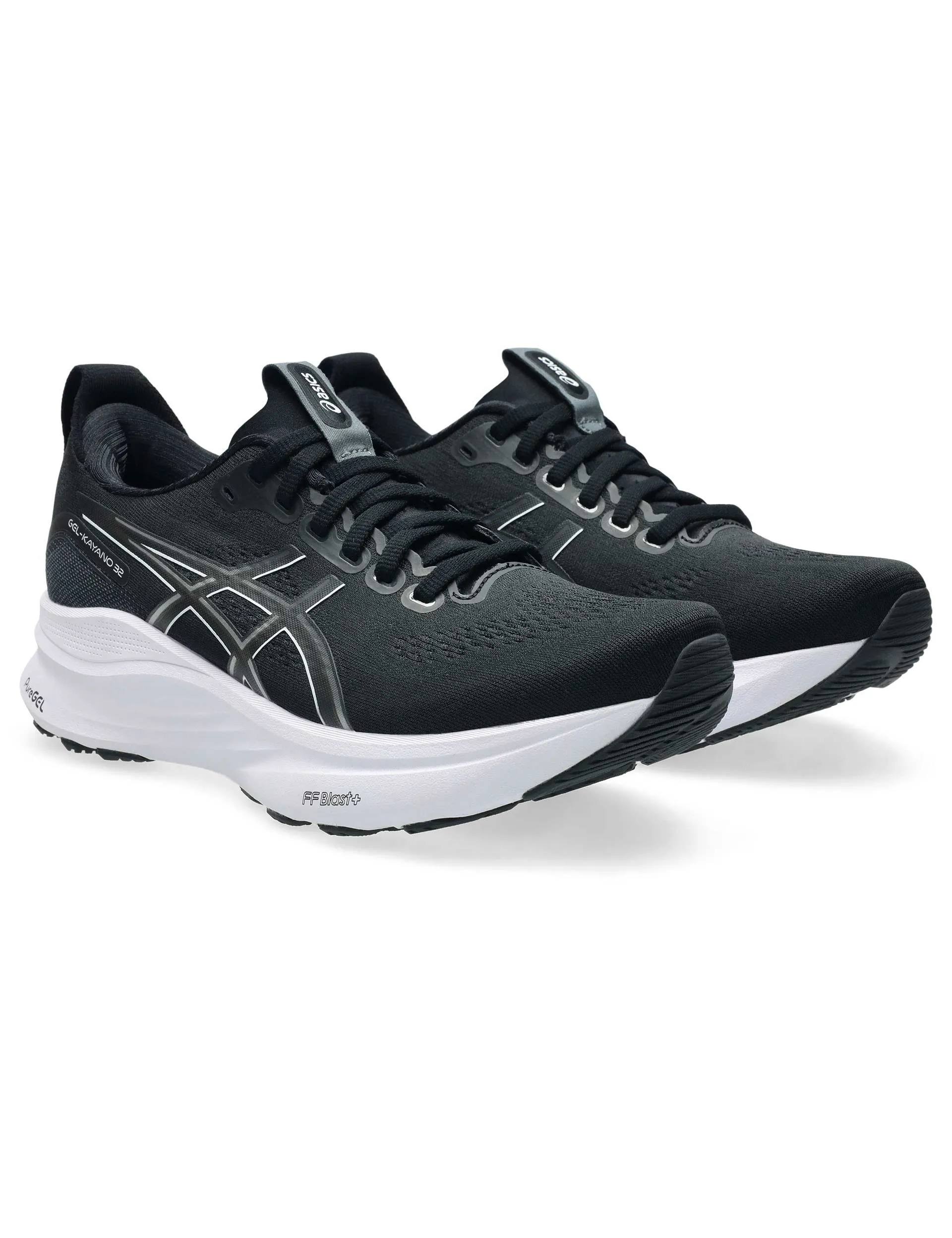 Gel-Kayano 32 - Black/White Foot Cradling Structure