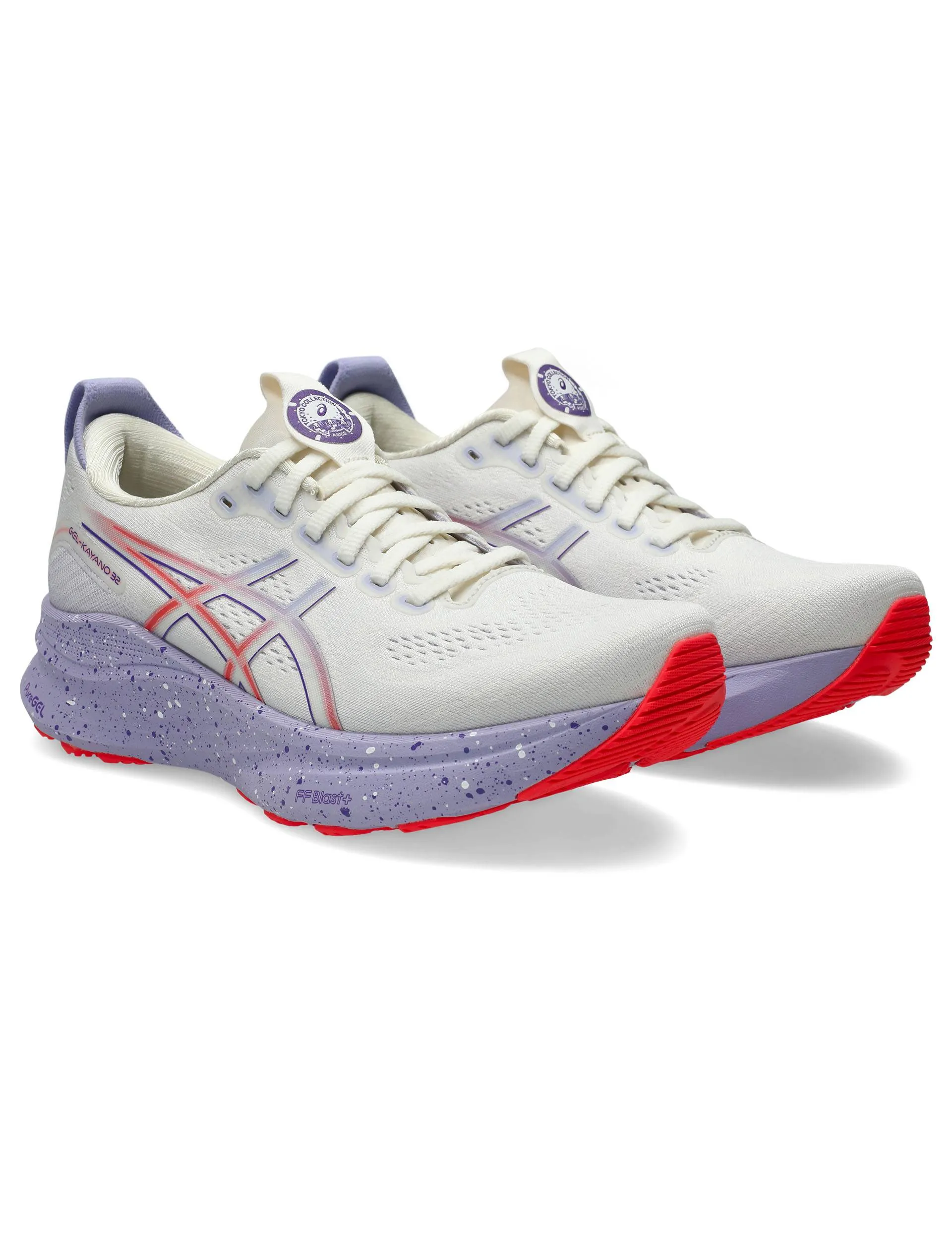 Ankle Strap Variable Density Outsole Gel-Kayano 32 Tokyo - Cream/Edo Purple