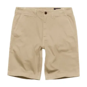 Superdry Vintage Officer Chino Shorts - Stone Wash Workwear