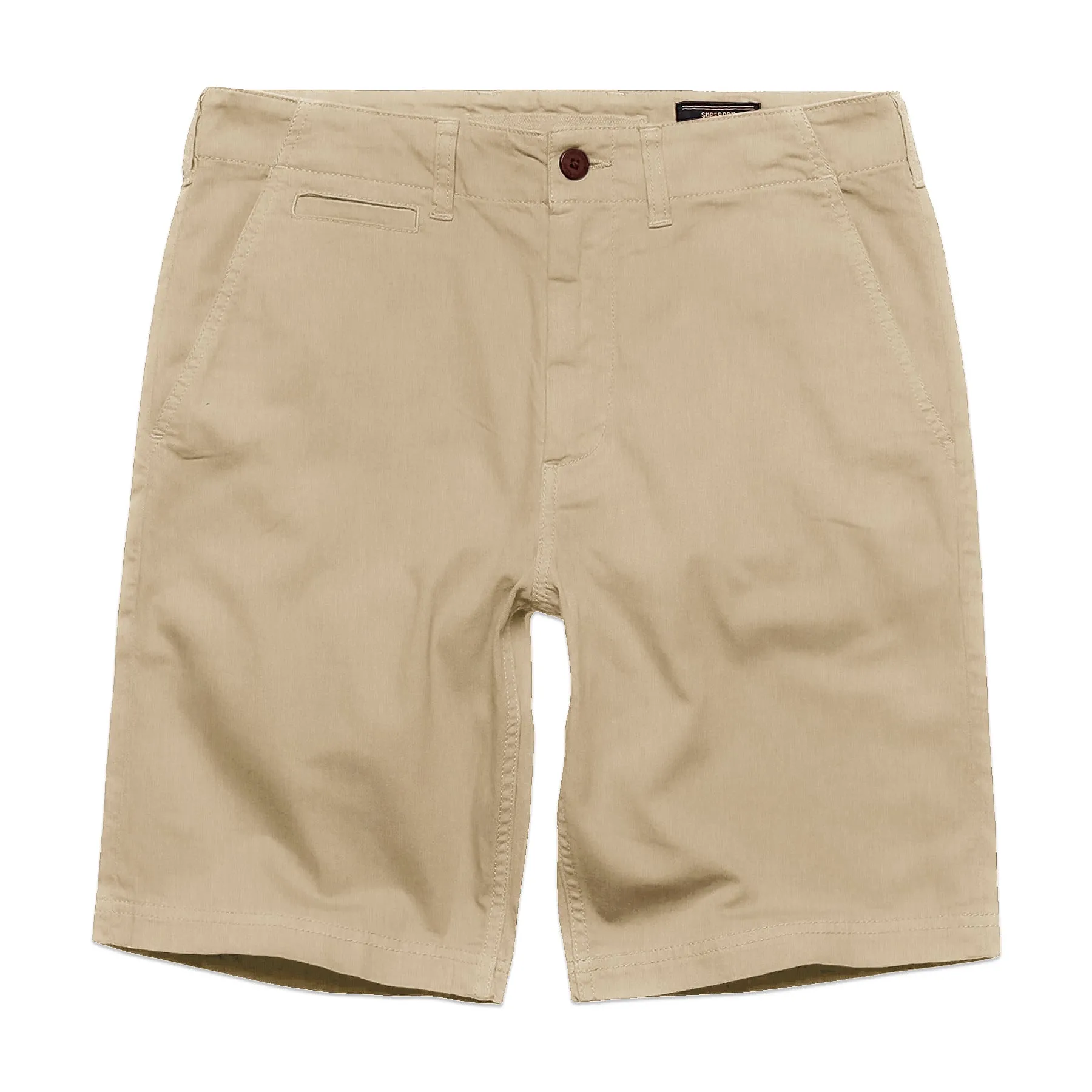 Superdry Vintage Officer Chino Shorts - Stone Wash Workwear