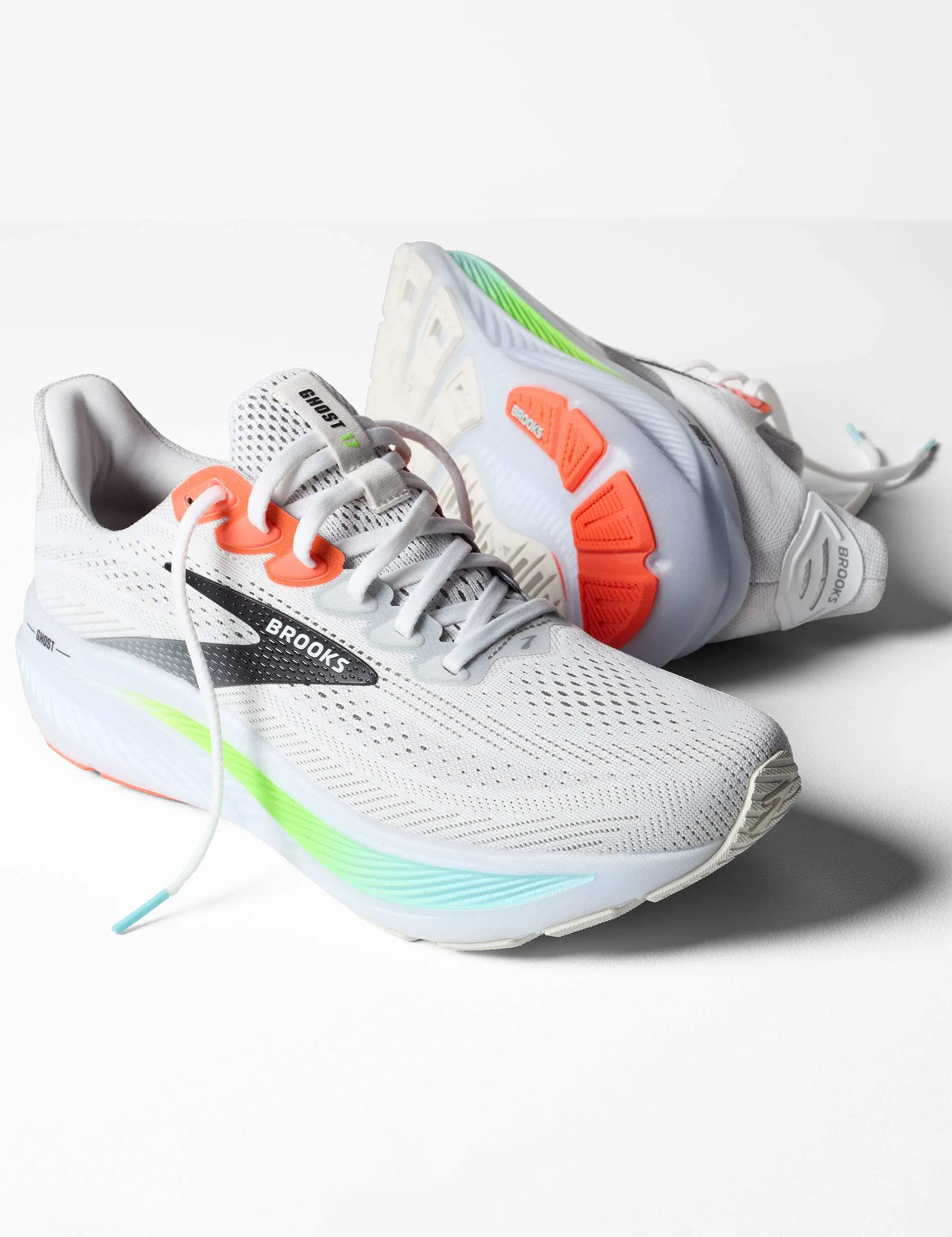 Ankle Cushion Ghost 17 - White/Pink Clay/Gecko