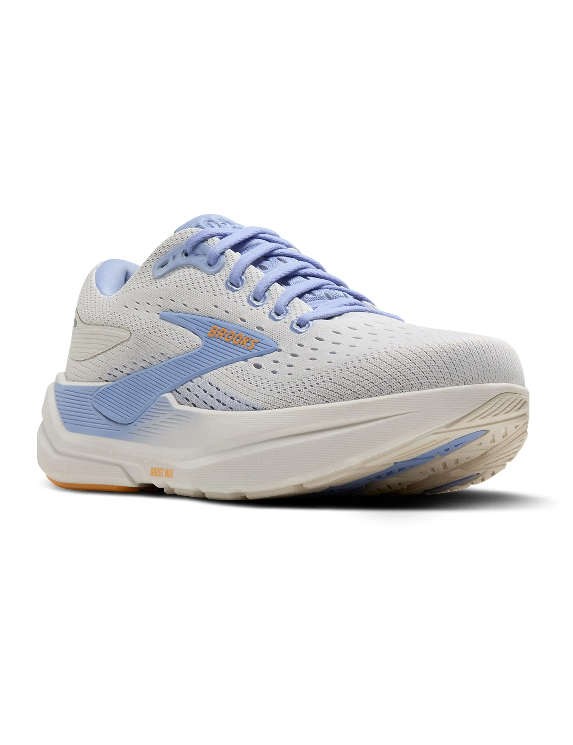 Adjustable Heel Collar campus - runner Ghost Max 3 - Coconut/Blue Heron/Orange