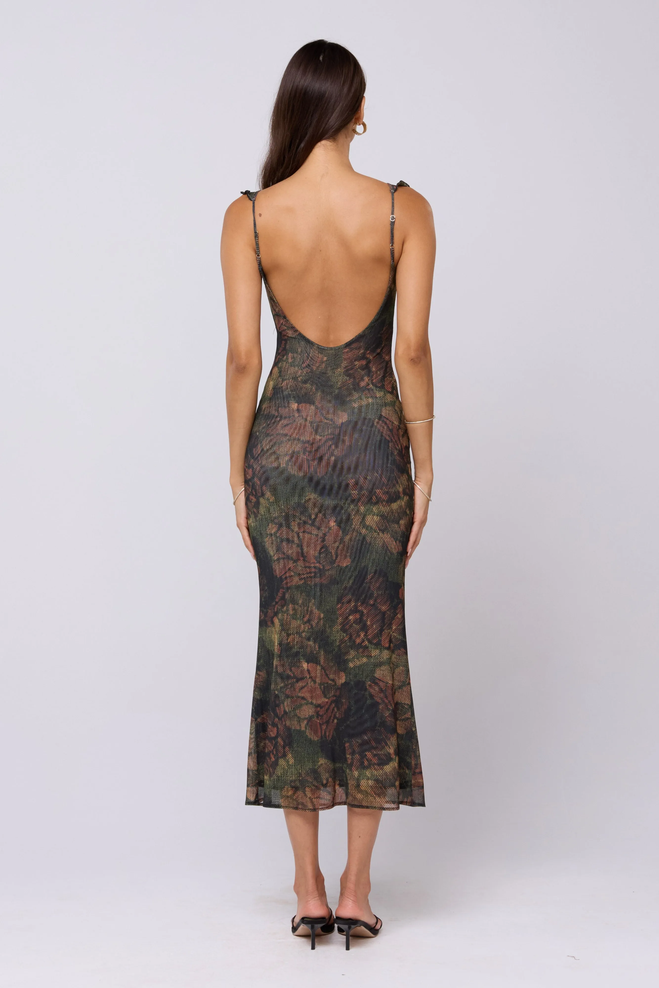 Neutral Finish Classic and Chic Goldie Dress in Autumn