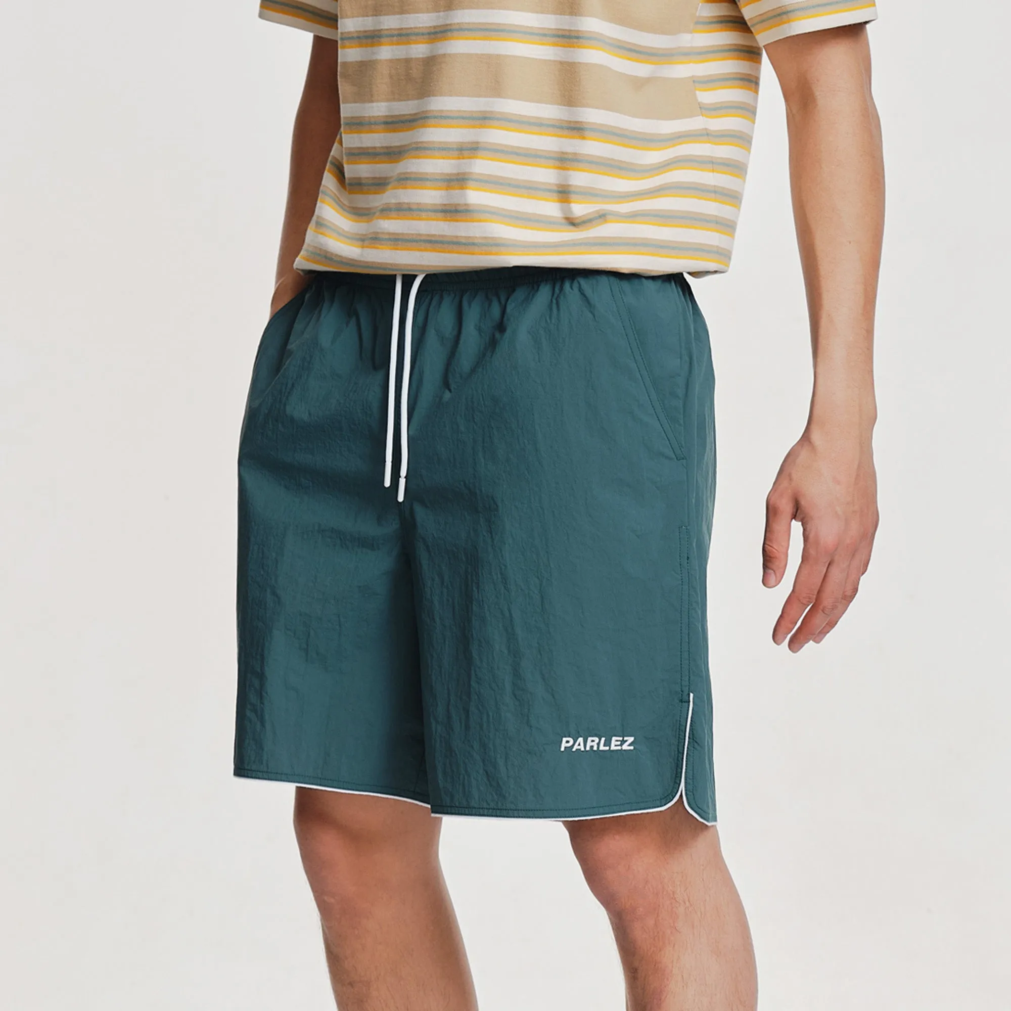 Easy Match Sporty Style Enigma Shorts Pacific Green