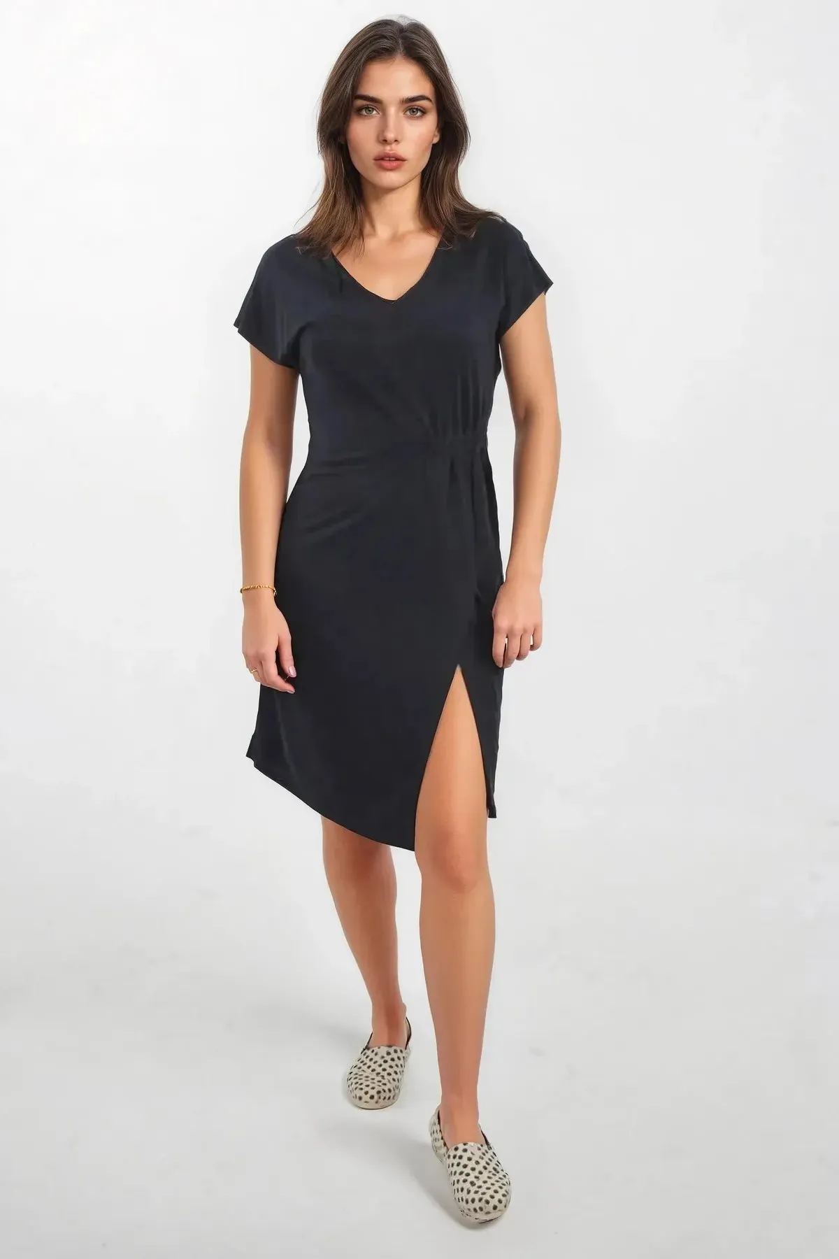 Airtex Jersey Midi Dress Comfortable Touch Grace Base