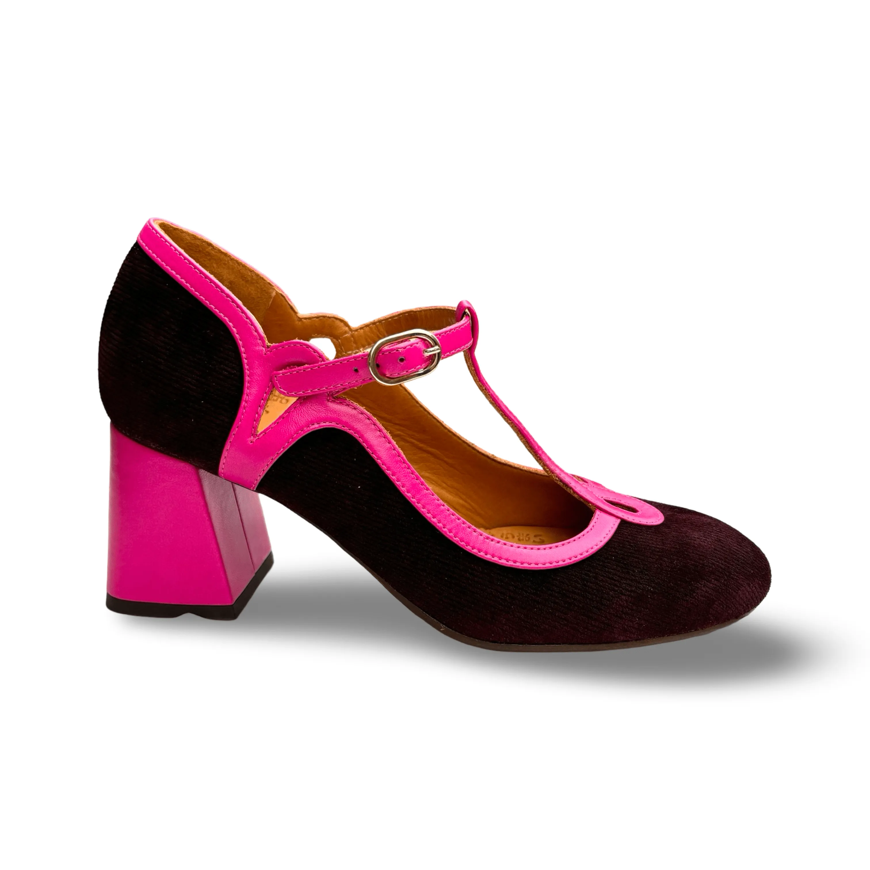 Quick Drying Weekend Errands Quick Flow Grady Grape T-Strap Heel