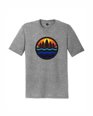 DoubleLayeredCollar The Great Lakes State Logo Tri Blend T-Shirt - Available in 3 Colors