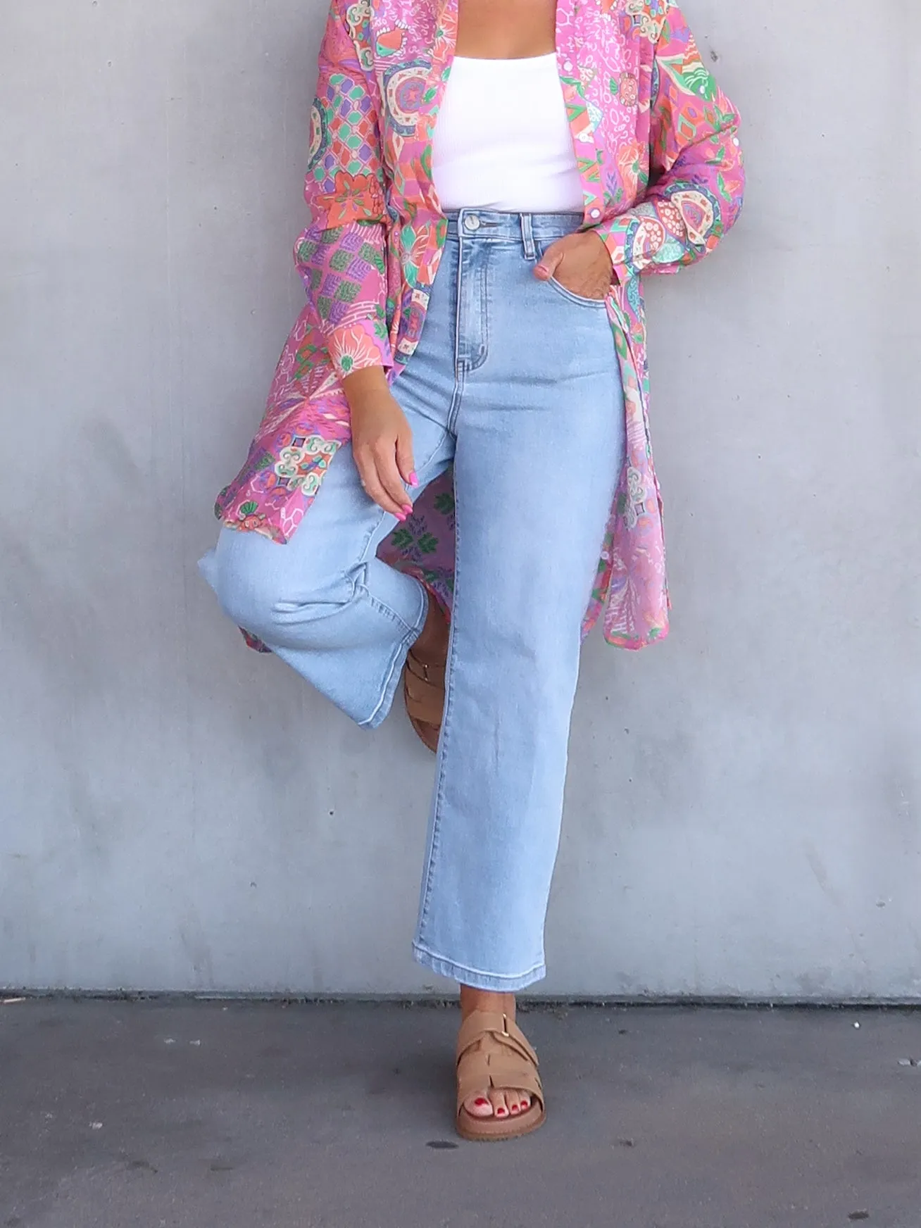 Sustainable Road Trip Grayson Jeans - Light Blue