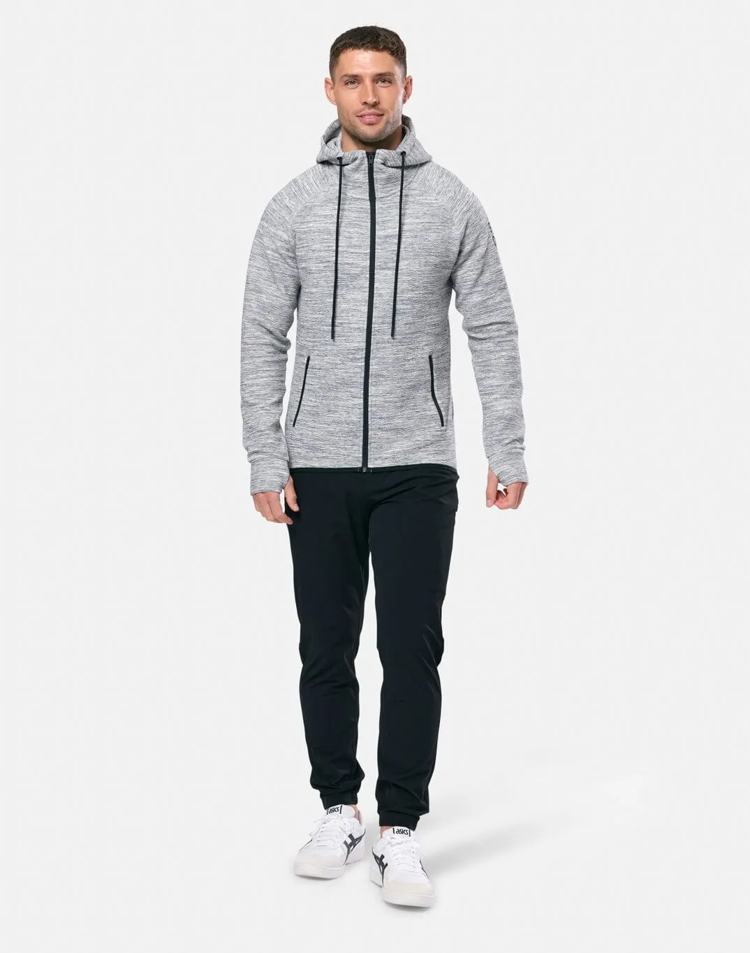 Grey Fleck Zip Hoodie Unique selling points