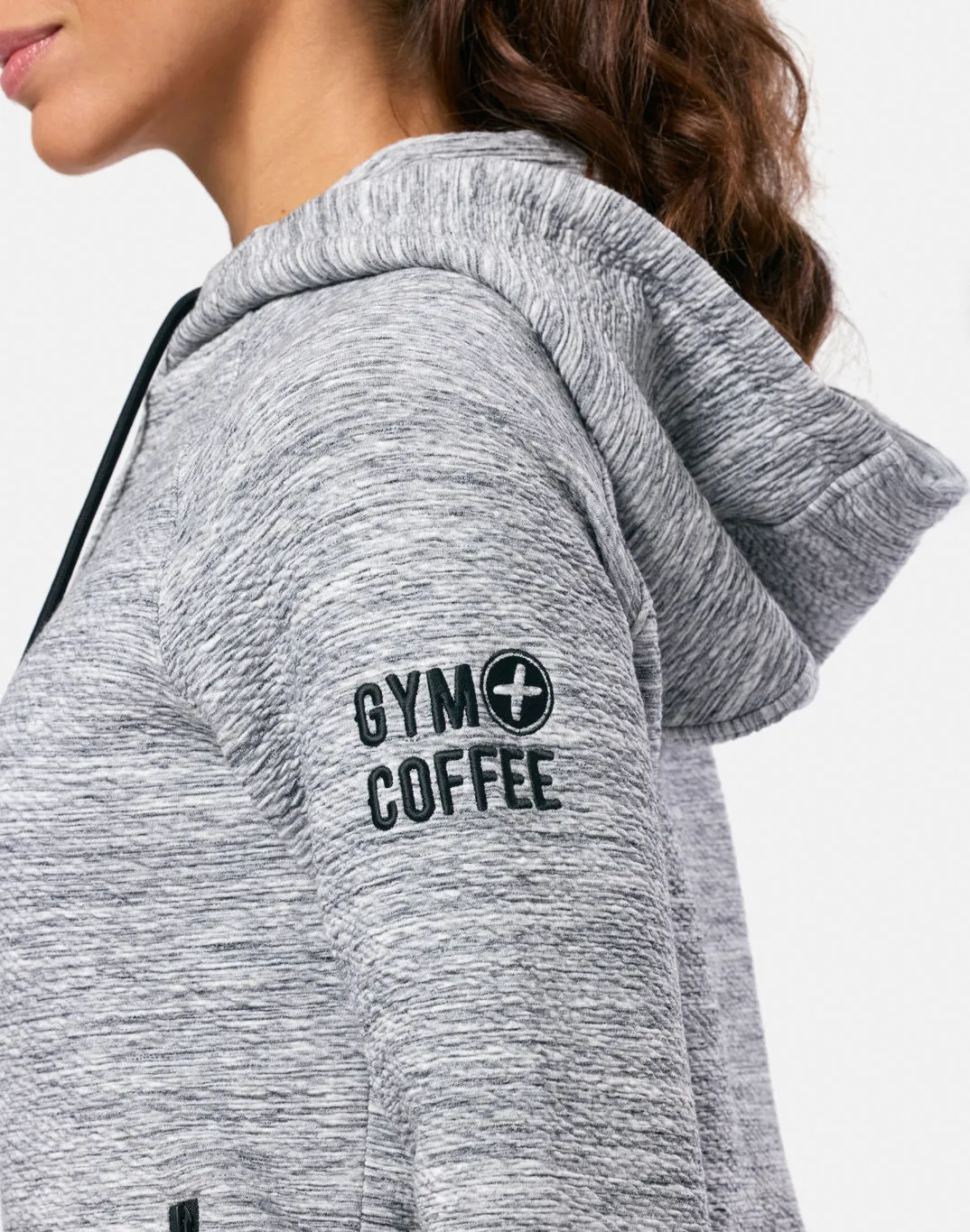 Grey Fleck Zip Hoodie product keychain convenience