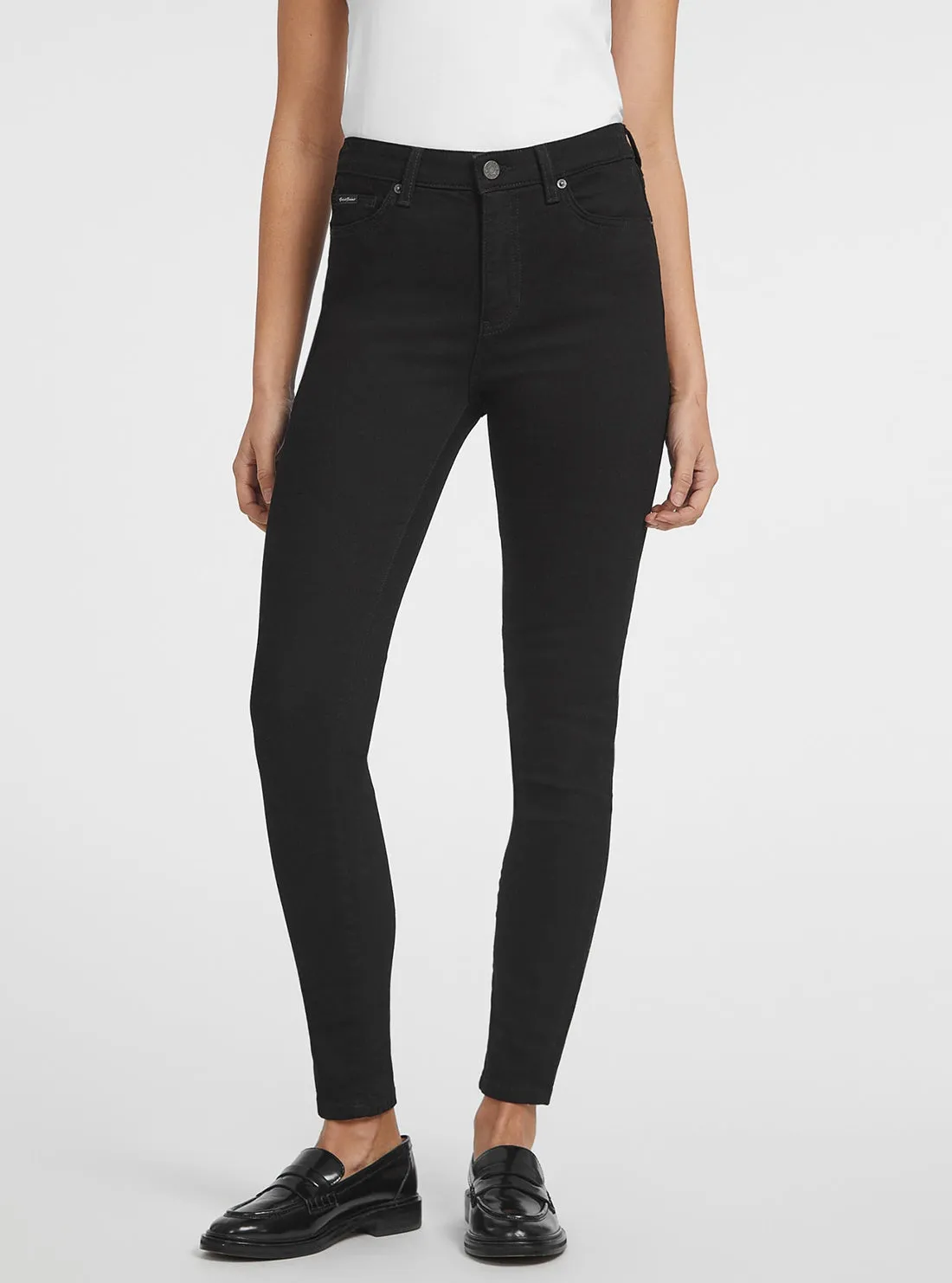 Guess Jeans Black G05 High-Rise Skinny Elegant Bold Look