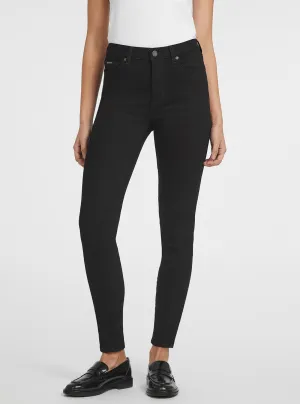 Guess Jeans Black G05 High-Rise Skinny Luxury Textured Adaptive Look