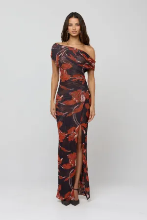 Mood Flex Flower Grace Gwen Dress in Coeur