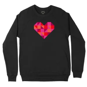 product development Half Square Heart Sweatshirt