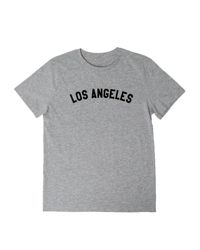 Cool Layering Light Casual Los Angeles Basics T-Shirt - Heather Grey