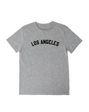 Los Angeles Basics T-Shirt - Heather Grey EnhancedDurabilityFinish Relaxed Fit Design