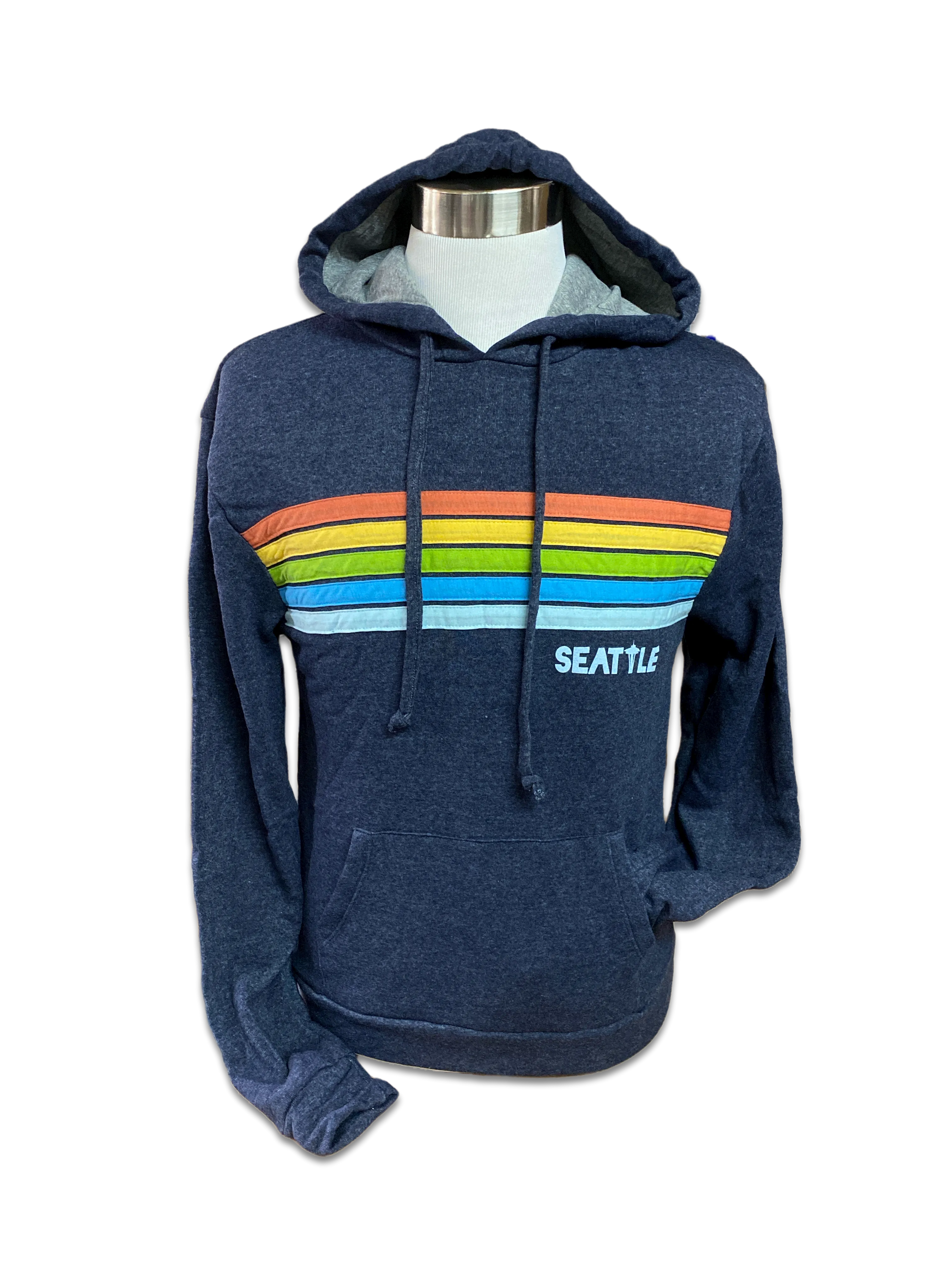 appropriate for hiking product shipping Happy Stripe Sweatshirt