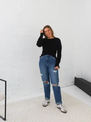 Haydon Jeans - Dark Blue Evening Stroll Weekend Getaway Street Routine