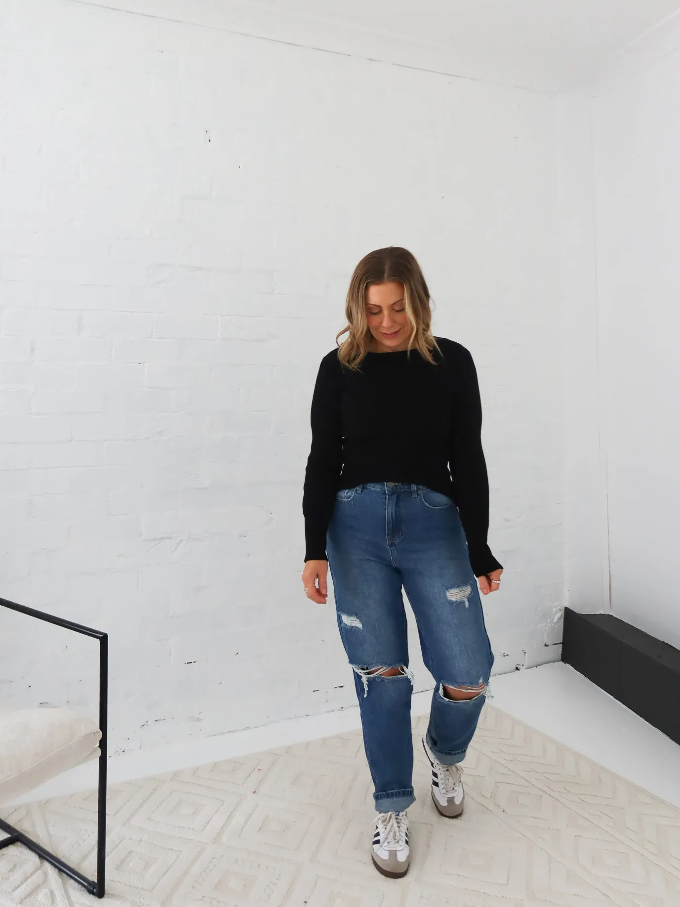 Perfect Fit Waist Haydon Jeans - Dark Blue