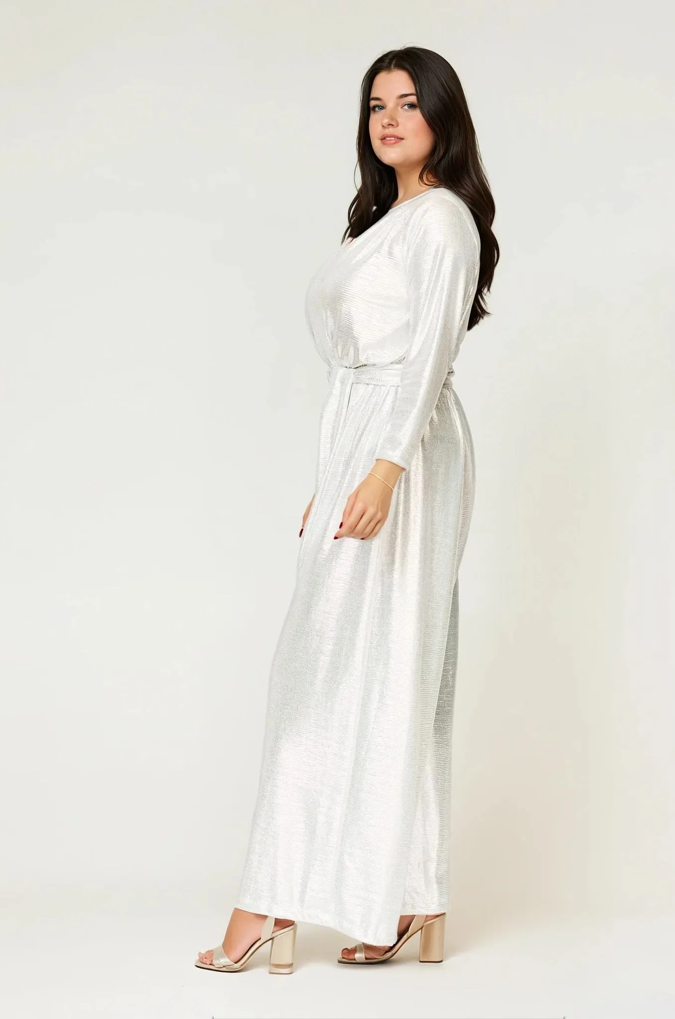 Lightweight clothing Summer Outerwear Helena Jumpsuit White Silver