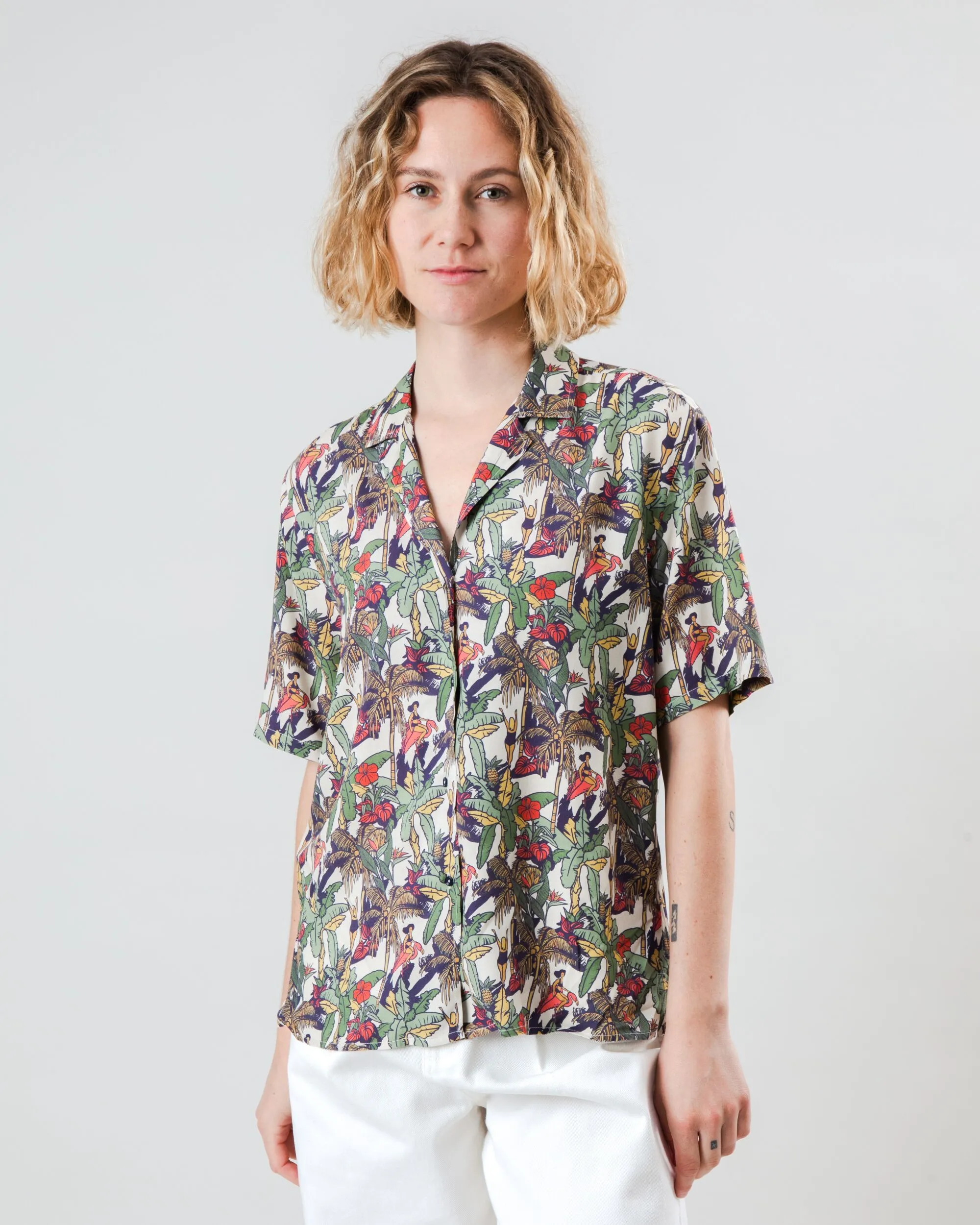 Helios Aloha Blouse Ecru Urban Fashion