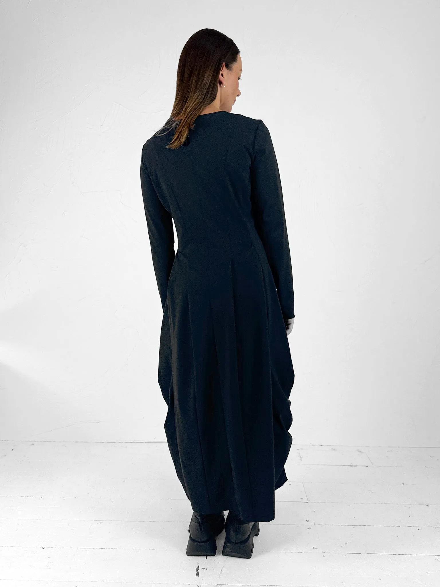 Ria Technical Jersey Dress PlushLining