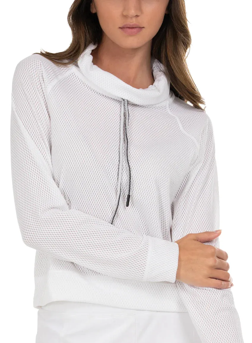 semi-formal style High Neck Pullover Long Sleeve