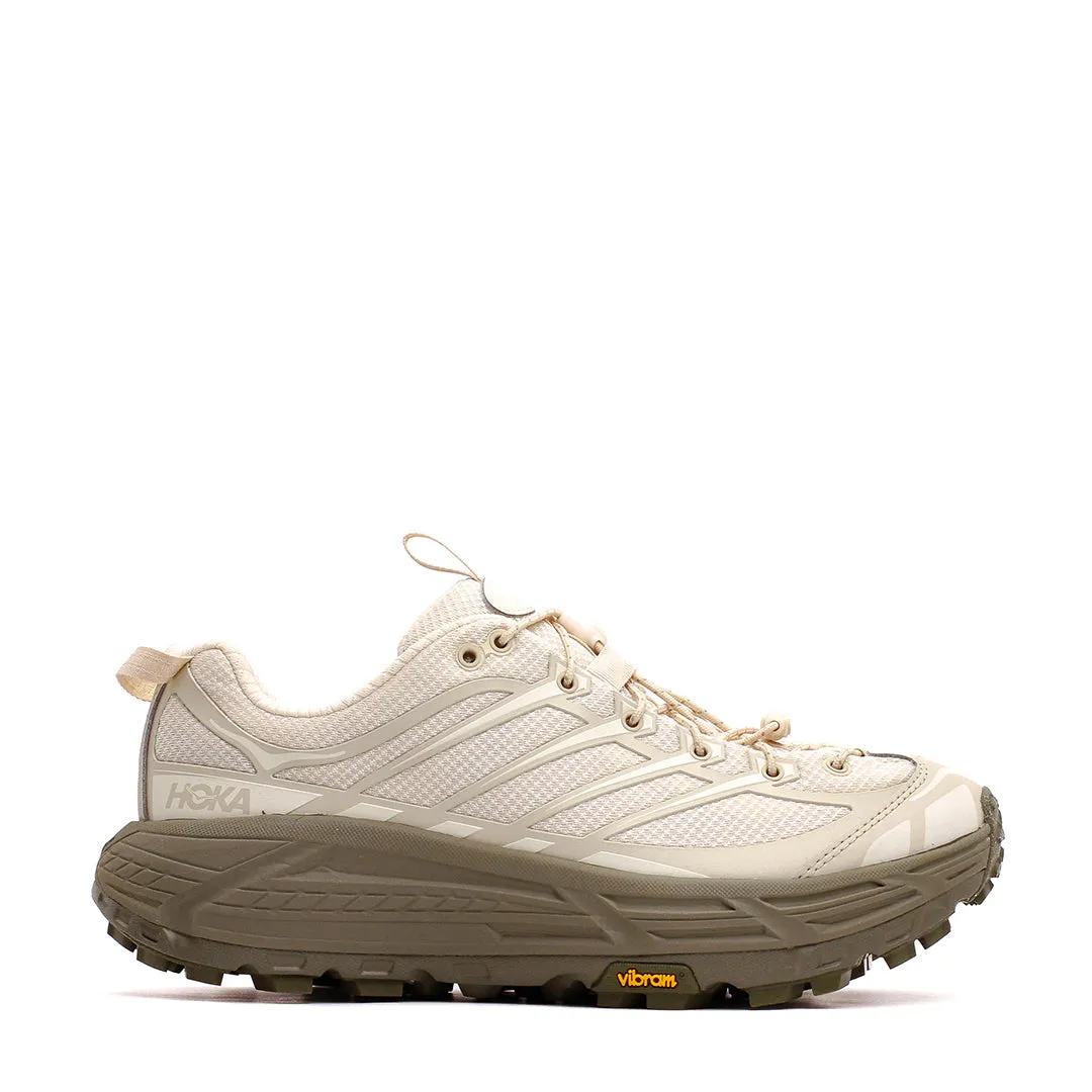 running for a way to stay adaptable Hoka One One Unisex Mafate Three2 Oat Milk Eucalyptus 1141572-OLY