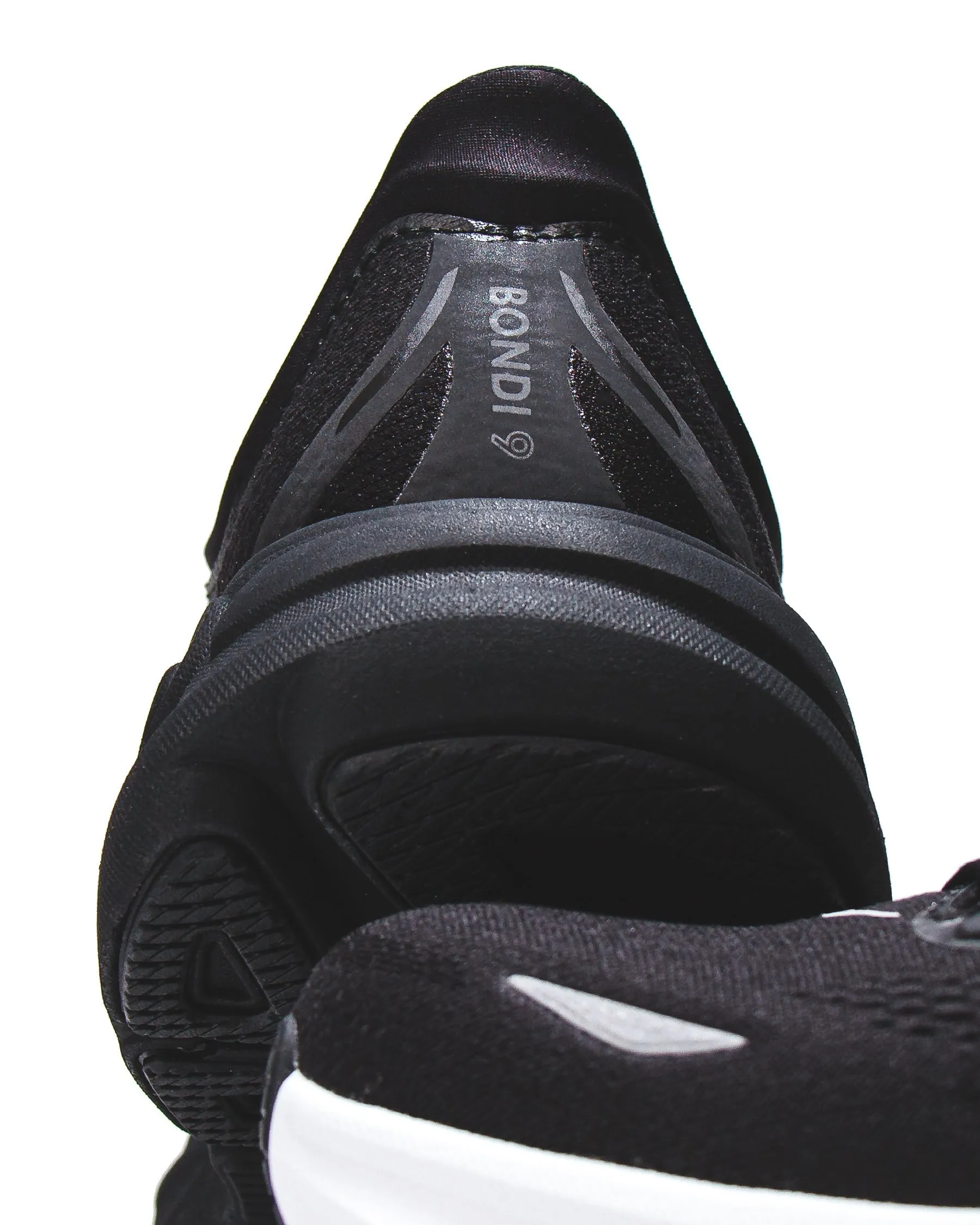 Reflective Detailing Hoka One One Men Bondi 9 Black Core 1162011-BBLC