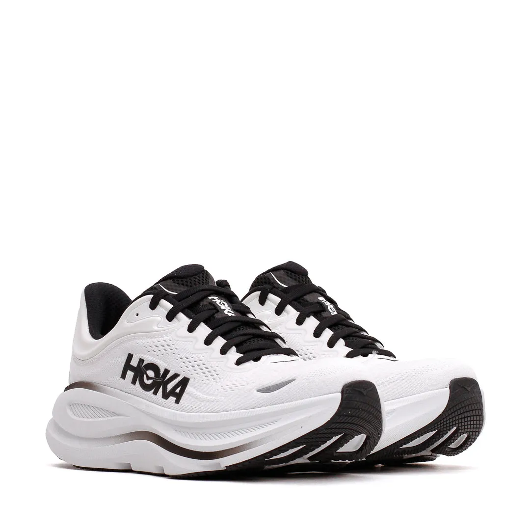 Hoka One One Men Bondi 9 White Black 1162011-WBLC high - top shoe type