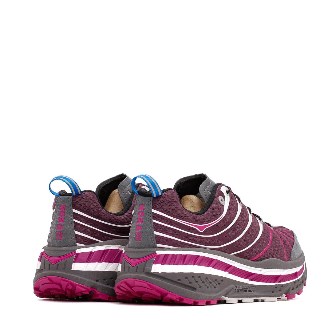 high - performance - feature shoes Hoka One One Men Stinson EVO OG Aubergine 1155350-AFC