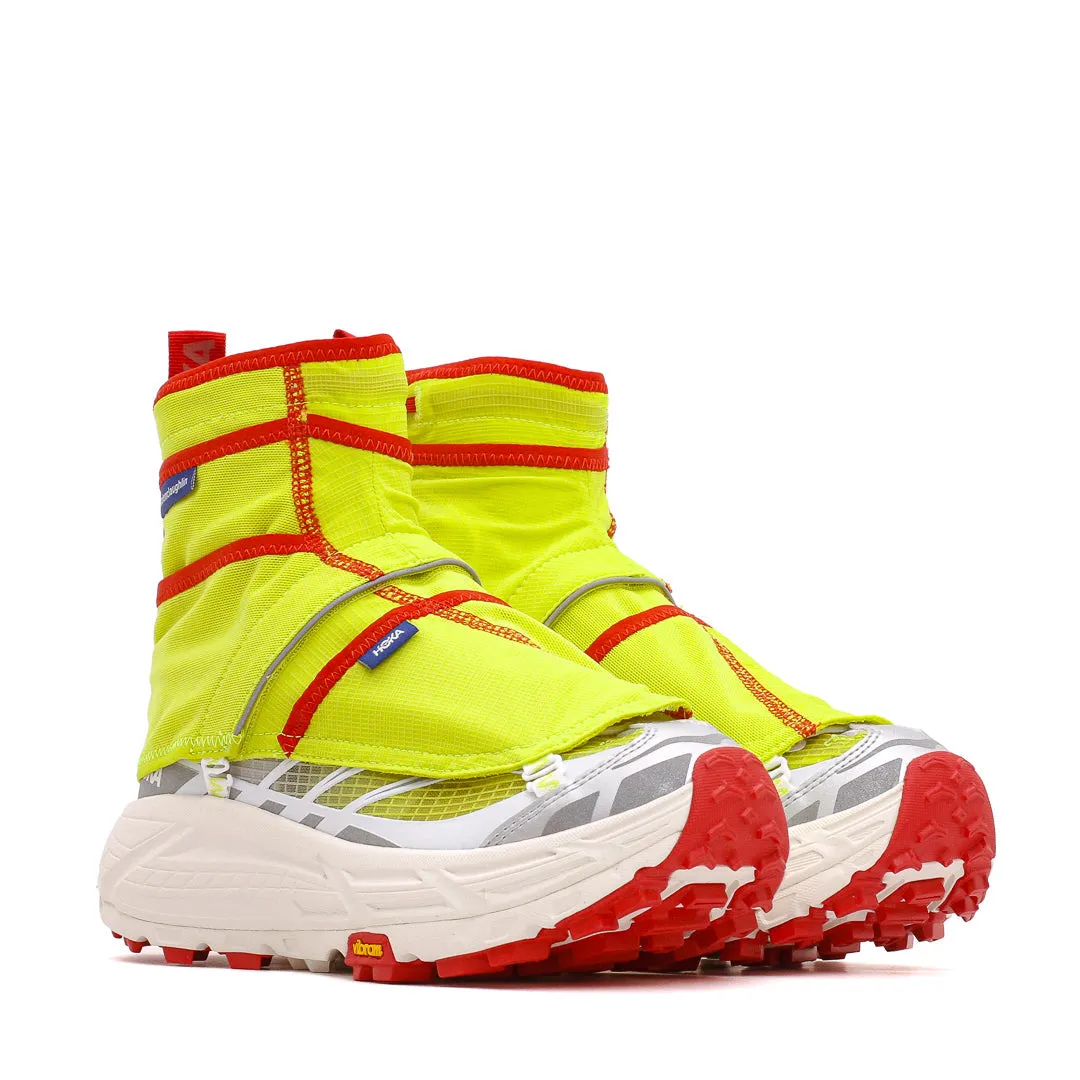 Self Adjusting Lacing Skechers GoRun Hoka One One Men x Nicole McLaughlin Mafate Three2 White Neon Yellow Core 1153931-WNN