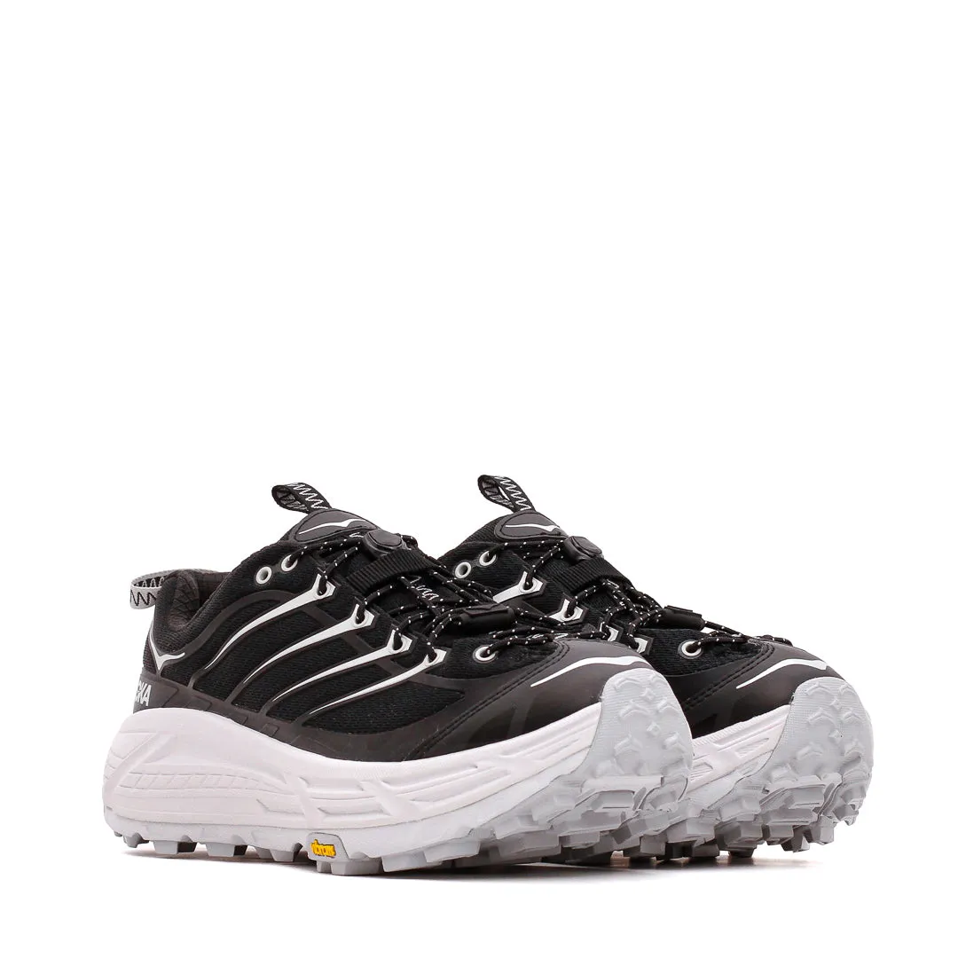 running in a geyser area shoes Hoka One One Unisex Mafate Three2 Black 1141572-BKCS